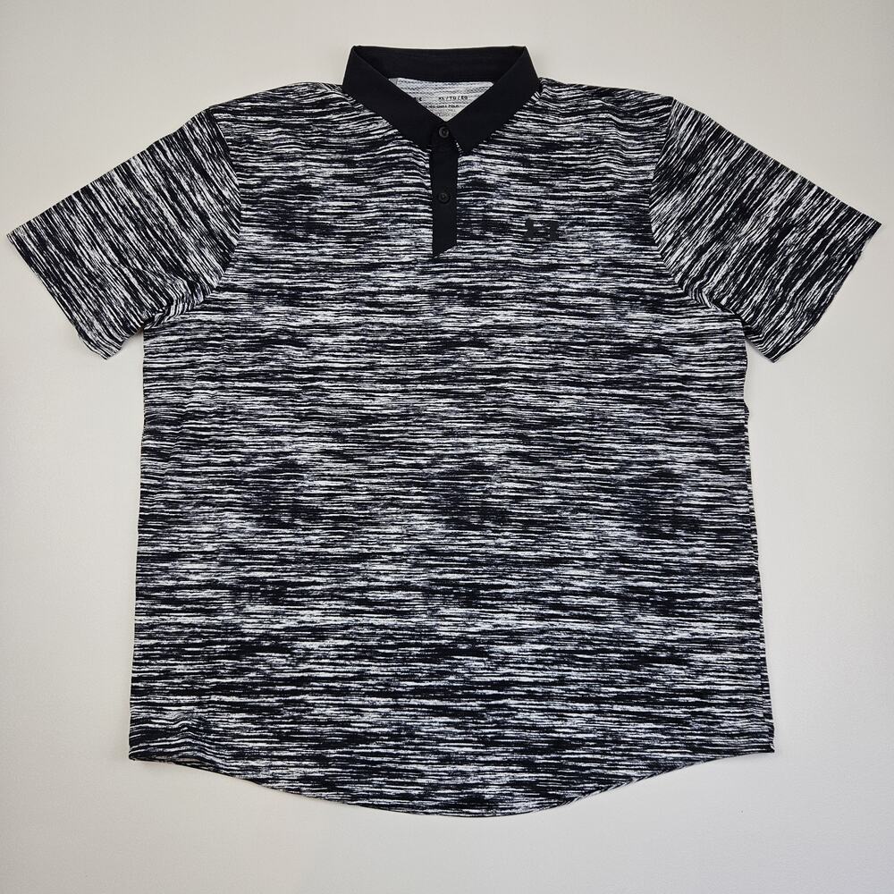 Under‎ Armour UA Iso-Chill ABE Twist Polo Shirt Men's XL Golf Loose Fit Stripped